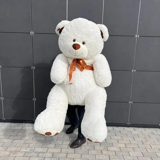 Плюшевый мишка 180см молочный 🐻