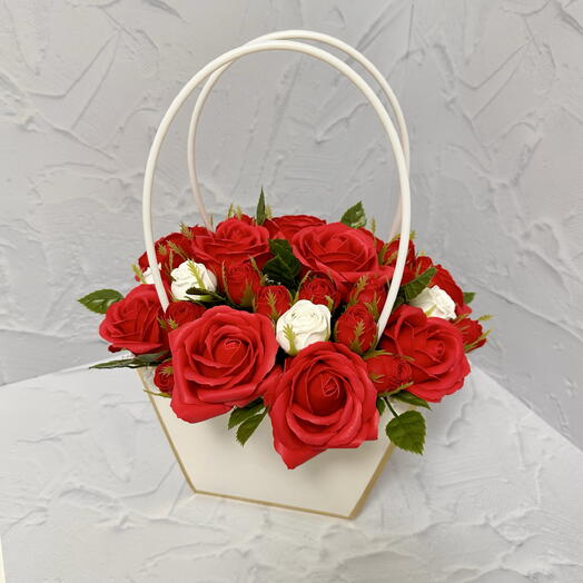 Роза 🌹 букет из мыльных цветов