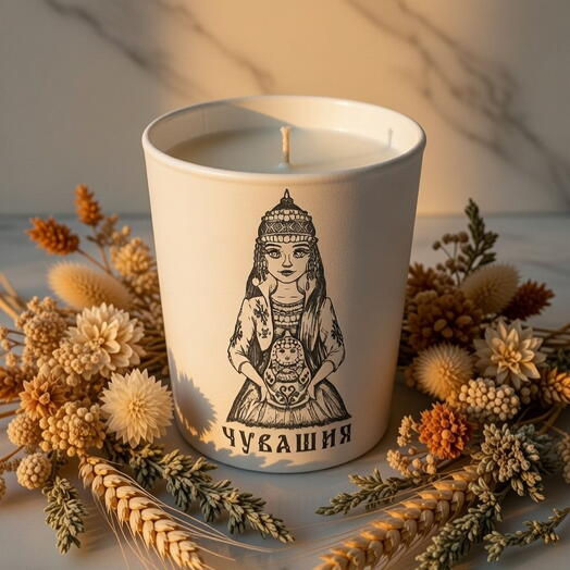 🌺 Свеча «Чувашия»