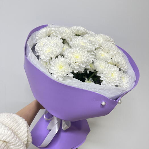 Букет из хризантем 💜