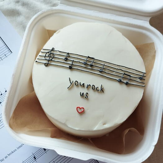 Бенто музыканту, педагогу "You rock us"