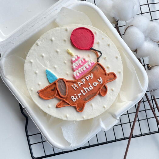 Бенто торт "Happy Birthday" для мамы, жены, сестры, дочки, бабушки