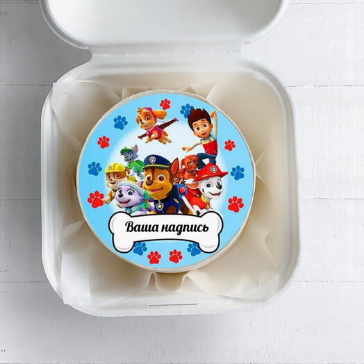 Бенто торт детский Щенячий патруль