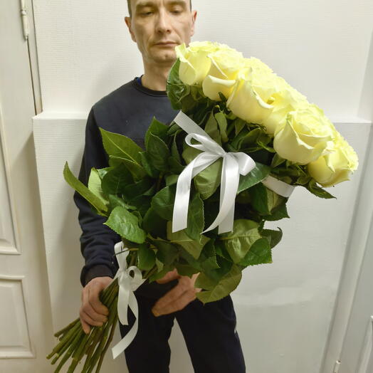 Розы 25 штук 80 см