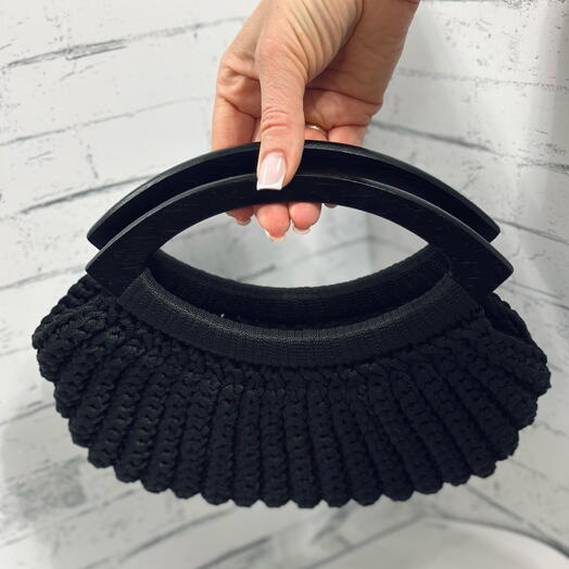 Вязаная сумочка Total Black