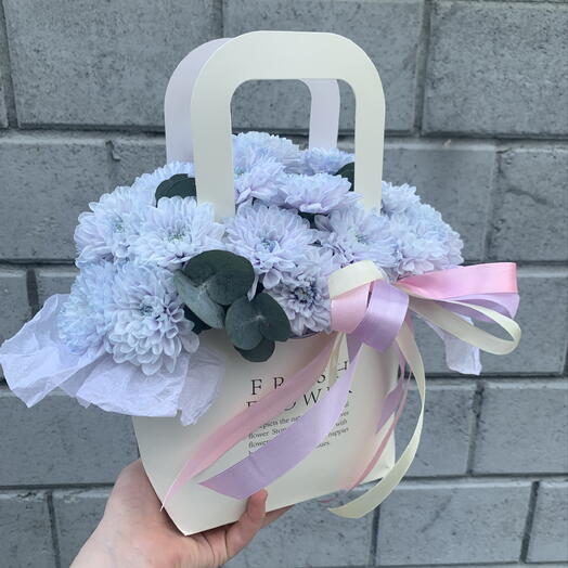 Сумочка с хризантемой 🌸