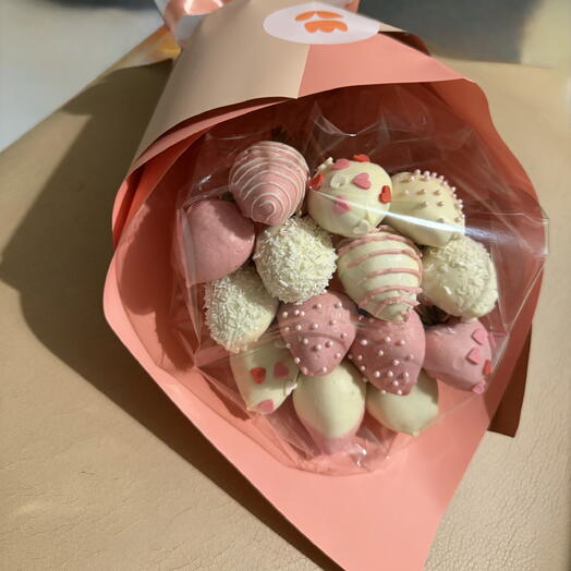 Букет клубника в шоколаде💕, 13 штук