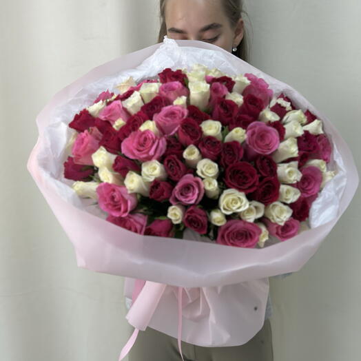 Букет нежность🌺
101 роза 35 см микс💐