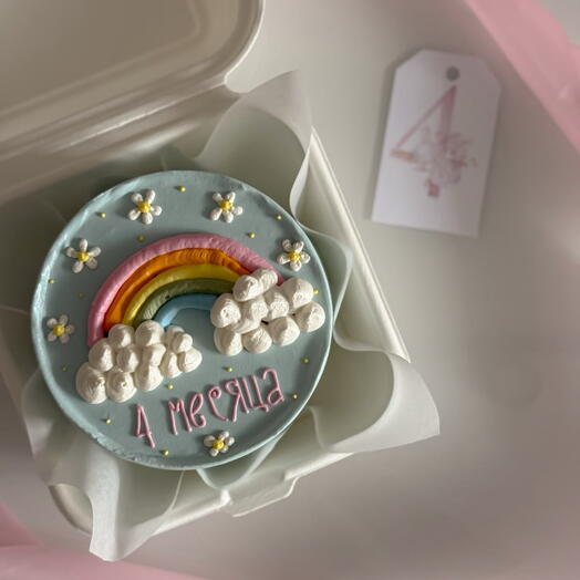 Бенто - торт с радугой🌈