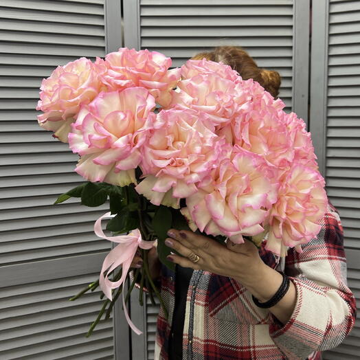 Ажурные розы под ленту💝