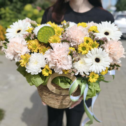 Цветочная корзинка