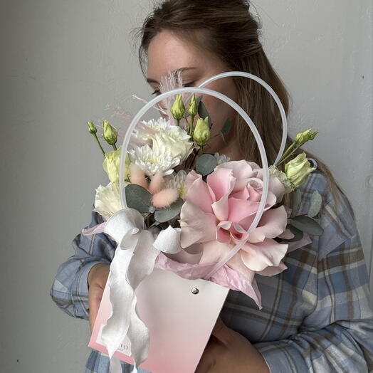 Композиция в сумке «нежная»🌸