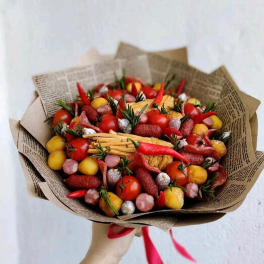Столичный букет с закусками