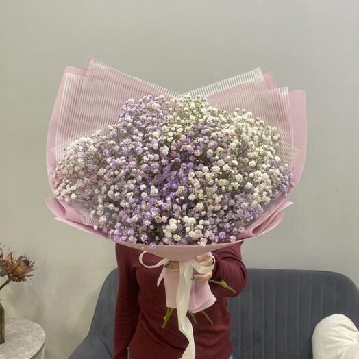 Букет гипсофил 💗💜