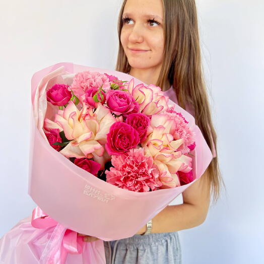 Сборный Букет с розами 🎀