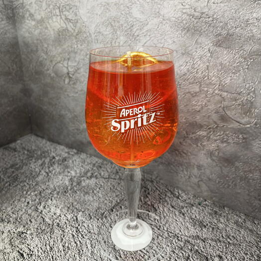 Ароматическая свеча ручной работы «Aperol Spritz»