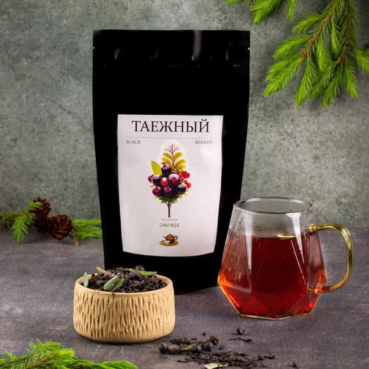 Чай чёрный с пуэром Таежный