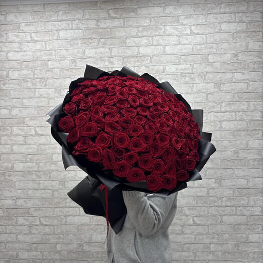 Красные розы 101шт🌹🌹🌹🌹🌹