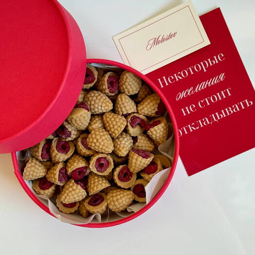 Малина в карамельном шоколаде Callebaut, 400 г