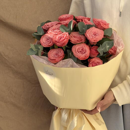 Розочки «Спасибо большое» с эвкалиптом 🌸