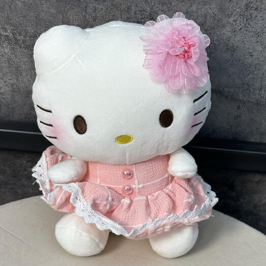 Жұмсақ ойыншық Hello Kitty ( қызғылт )