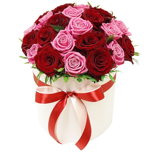Caja de mezcla de rosas