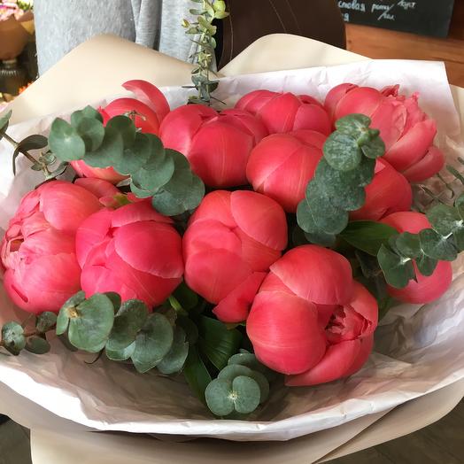 Bouquet with peonies