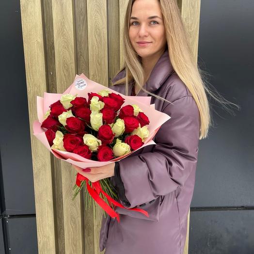 Ramo de 31 rosas Kenia 40 cm por paquete