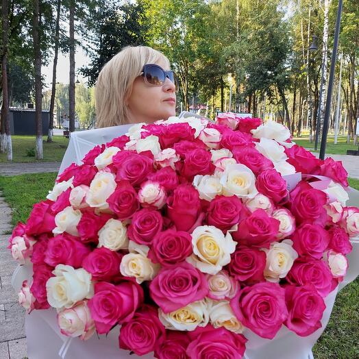 Букет из 101 розы Эквадор