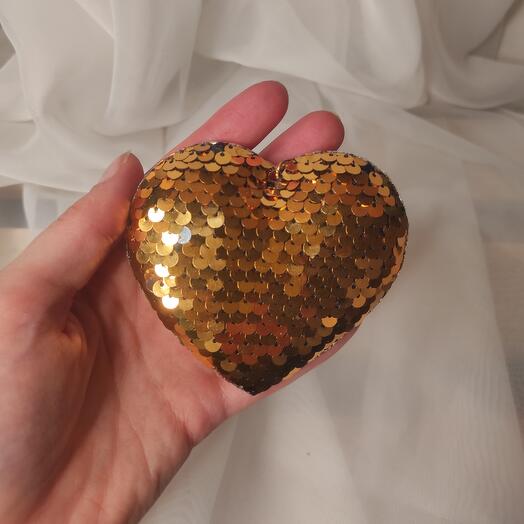Сердце золотое берлок