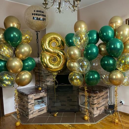 Birthday balloons, 53 pcs