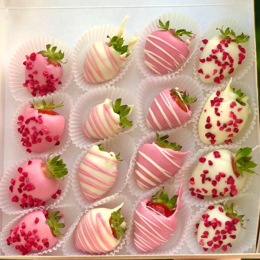 💕КЛУБНИЧНЫЙ ПОДАРОЧЕК ИЗ КЛУБНИКИ В ШОКОЛАДЕ 💕