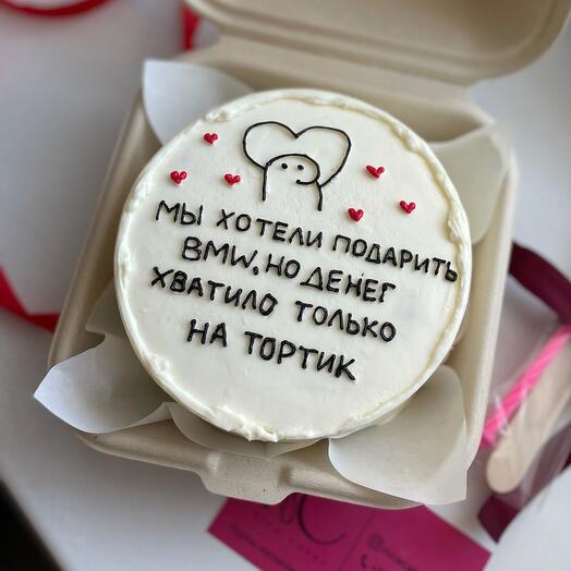 Бенто торт на день рождения «хотели подарить тачку, но денег хватило только на торт»