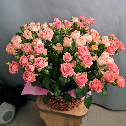 Cesta de flores