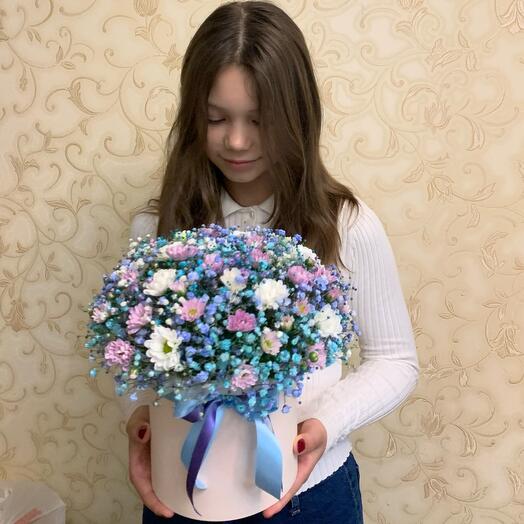 Цветы в коробке