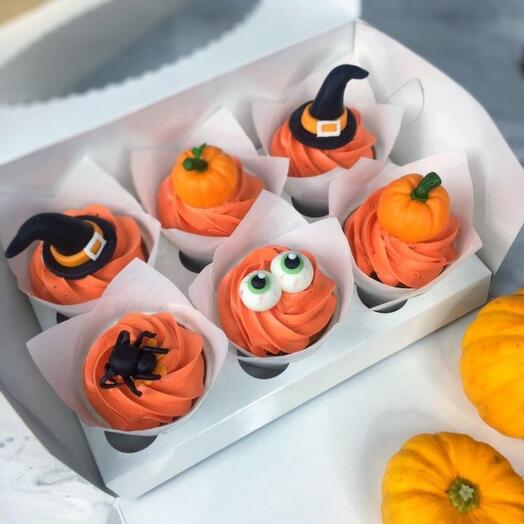 Cupcakes de Halloween (6 piezas)