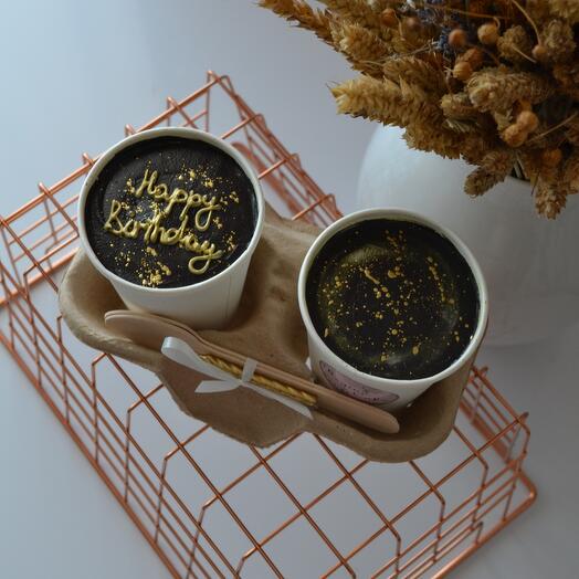 Торт в стакане Cake to go "Happy birthday"