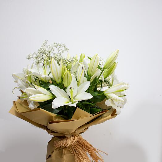 White Lily bouquet