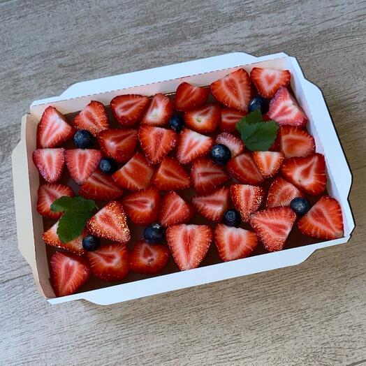 Postre traifle grande "fresa-plátano"