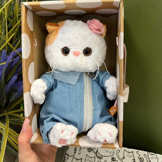 Ли-Ли Baby в джинсовом комбинезоне 🩵 💗«Basik Co»