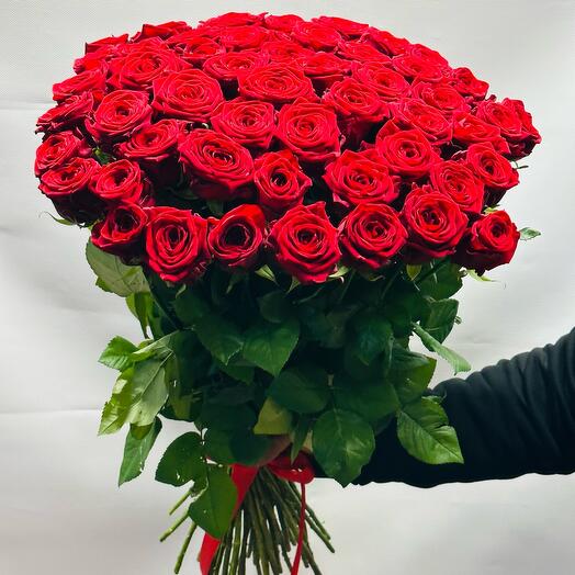 A rose under a ribbon