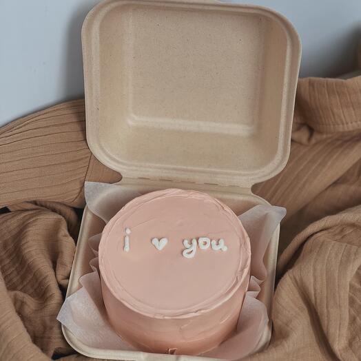Bento cake I love you