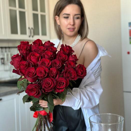 Розы «Романтика» 25 шт
