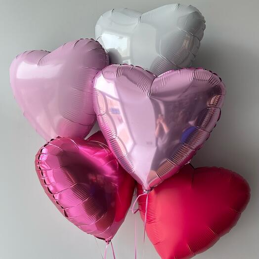 Сет из 5 сердец