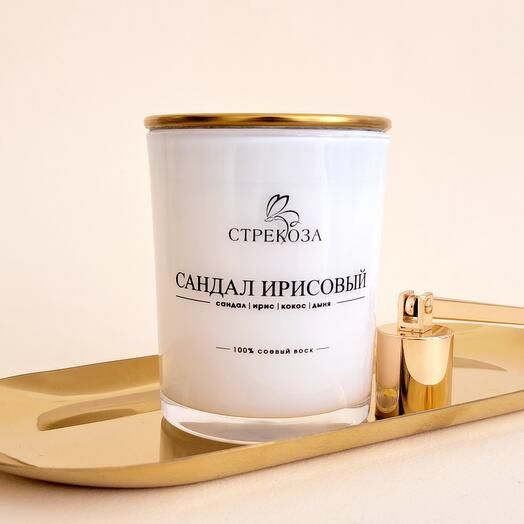 Ароматическая свеча "Сандал ирисовый"
