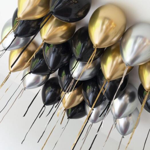 Balloons under the celling