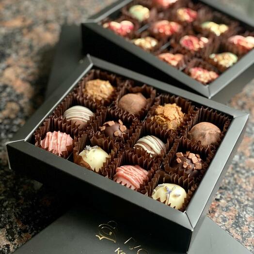 Сирні трюфелі 12 шт. / цукерки ручної роботи в подарунок