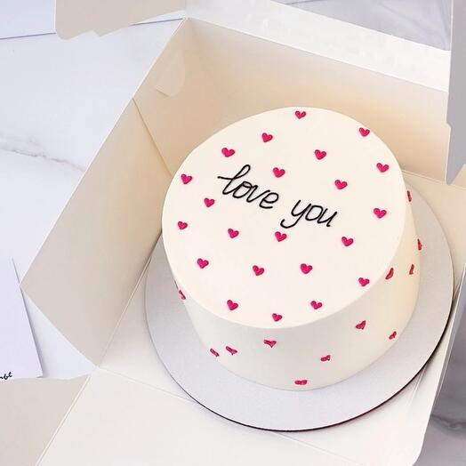 Бенто торт "love you"