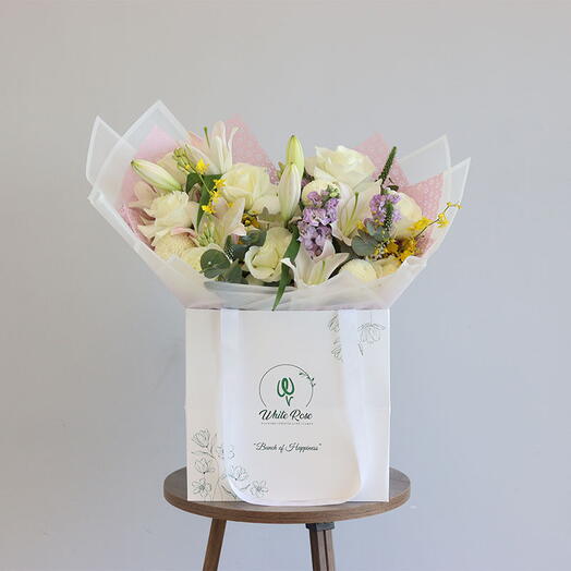 White lily Bouquet