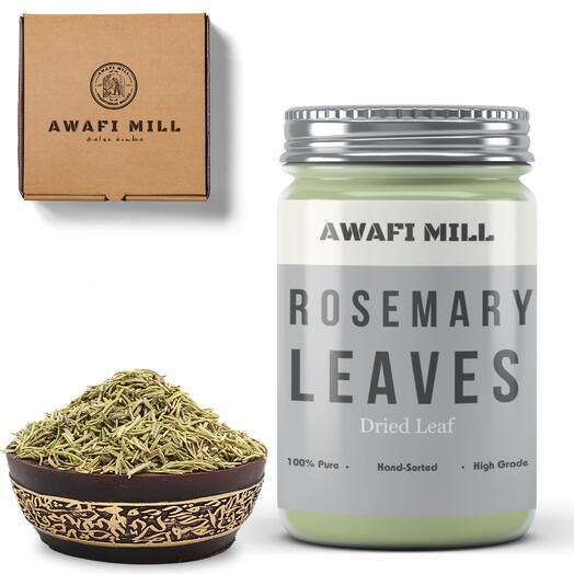 AWAFI MILL Dried Rosemary Leaves | Premium Quality Aromatic Herb - Bottle of 100 Gram